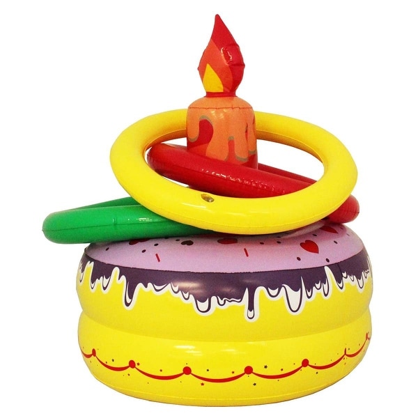 Inflatable JUMBO 8 ft. Beach Ball and Cake Toss Game Bed Bath Beyond 26260177